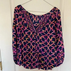 COPY - Women's Alice & Trixie Silk Blouse Top Sz. M